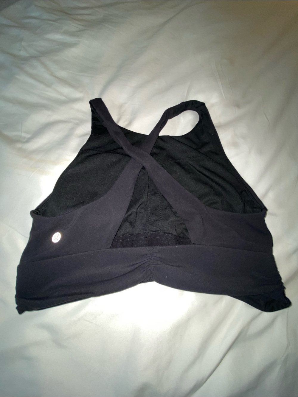 Lululemon Black Crisscross Back Sports Bra -10